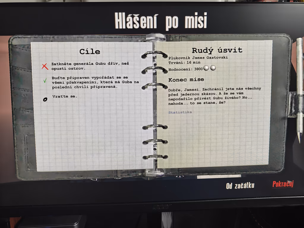 Zatknúť Gubu živého sa nepodarilo, ale aspoň sme zachránili svet. Uf. Posledná bojová misia splnená.